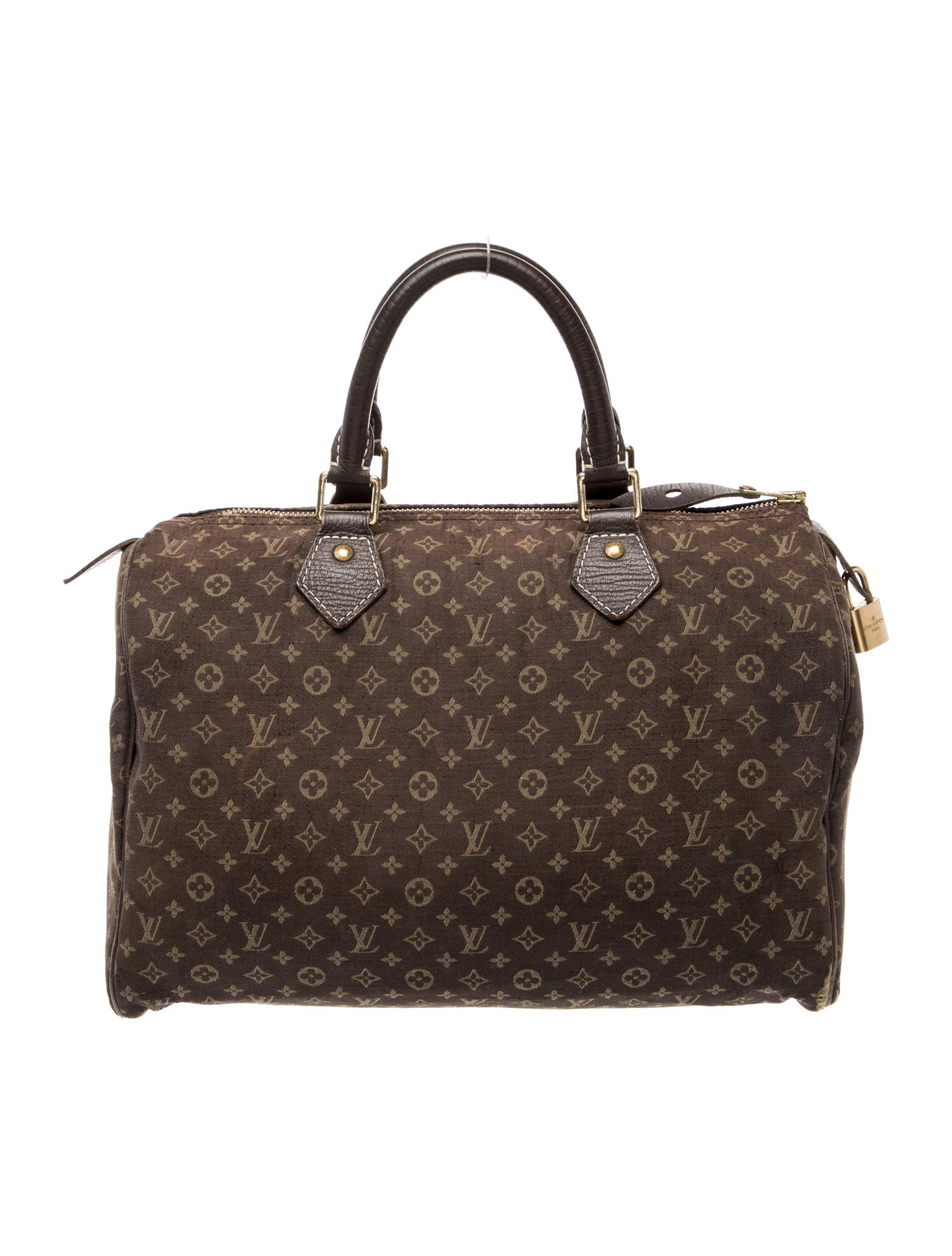 Louis Vuitton Monogram Mini Lin Speedy 30 Vintage