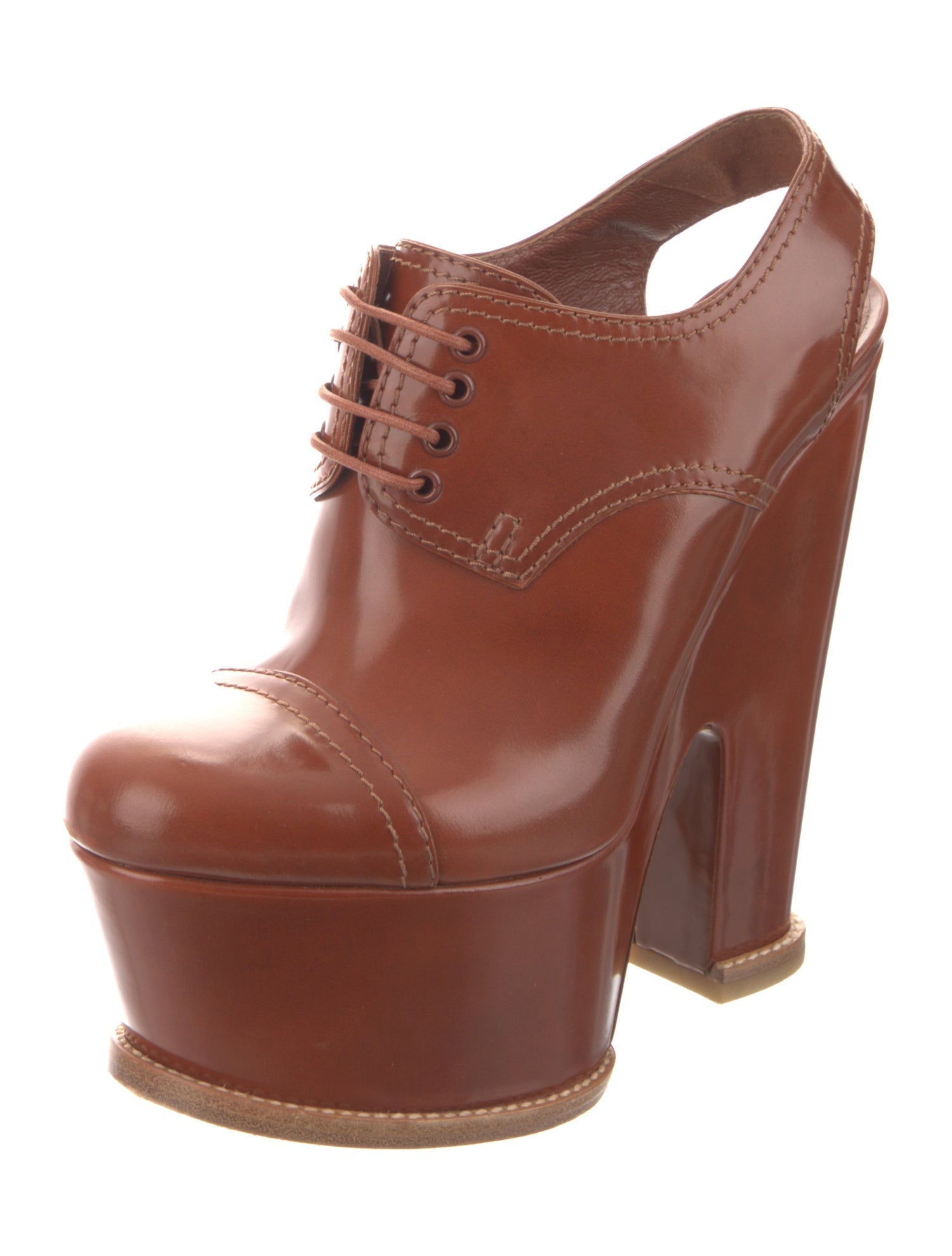 Louis Vuitton Leather Slingback Pumps