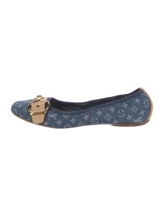 Louis Vuitton LV Monogram Denim Ballet Flats