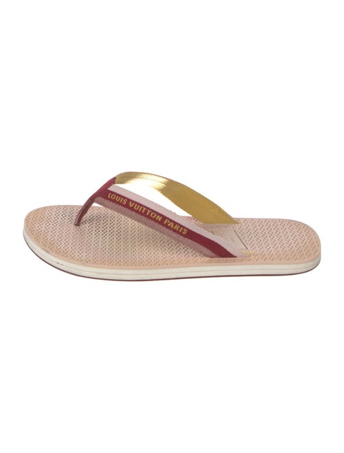Louis Vuitton Canvas Flip Flops