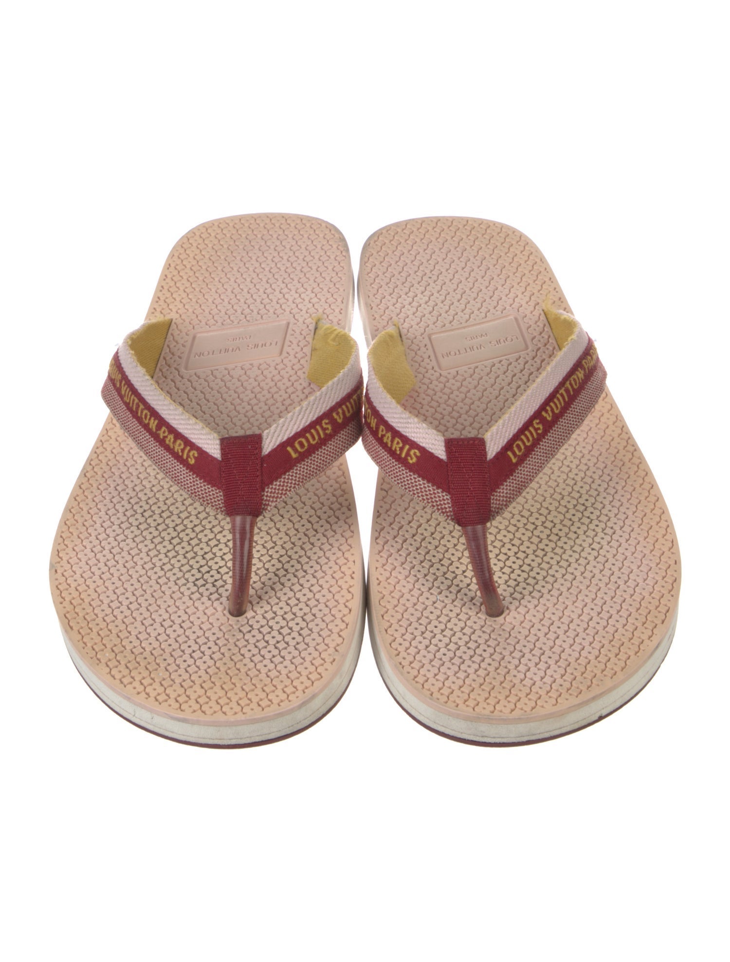 Louis Vuitton Canvas Flip Flops