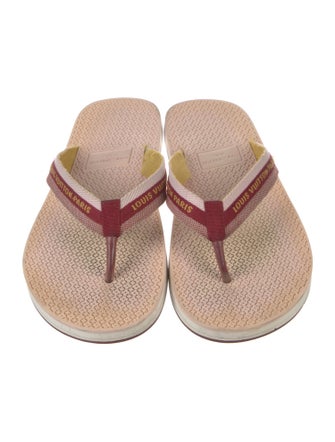 Louis Vuitton Canvas Flip Flops