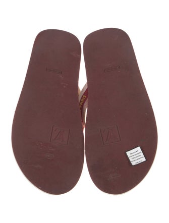 Louis Vuitton Canvas Flip Flops