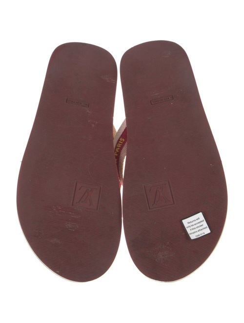 Louis Vuitton Canvas Flip Flops