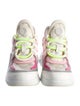 Louis Vuitton Leather Colorblock Pattern Chunky Sneakers