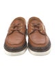 Louis Vuitton LV Monogram Leather Boat Shoes