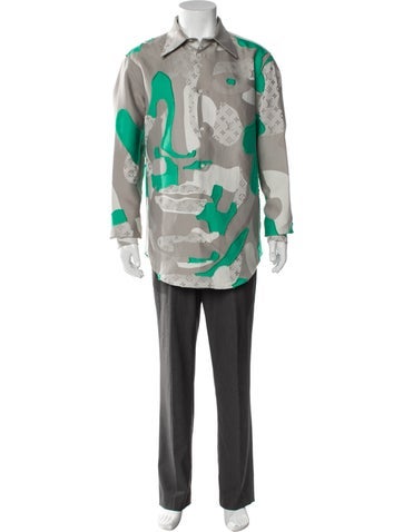 Louis Vuitton Casual Shirts 2023 LV Monogram Shirt L