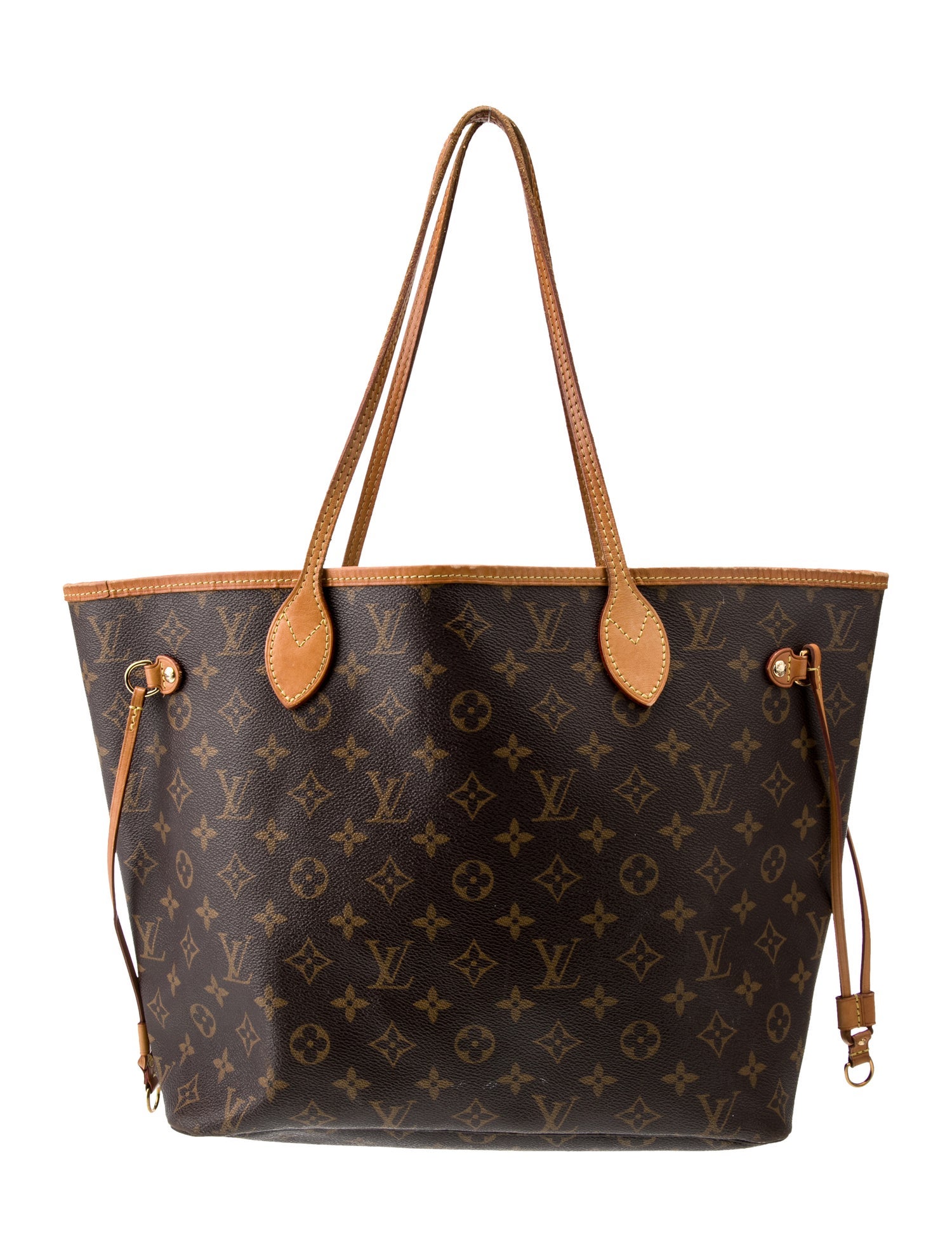 Louis Vuitton LV Monogram Neverfull w/Pouch MM