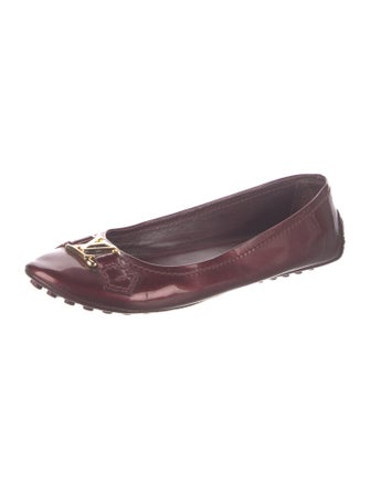 Louis Vuitton LV Monogram Patent Leather Ballet Flats