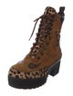 Louis Vuitton LV Monogram Suede Combat Boots