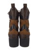 Louis Vuitton LV Monogram Suede Combat Boots