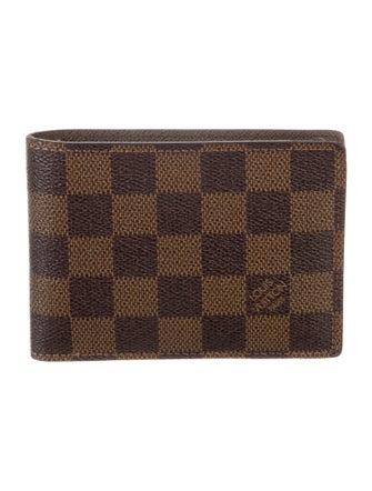 Louis Vuitton 2012 Damier Ebene Pattern Multiple Wallet