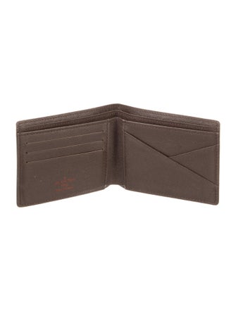 Louis Vuitton 2012 Damier Ebene Pattern Multiple Wallet
