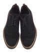 Louis Vuitton Suede Eyelet Trim Brogues