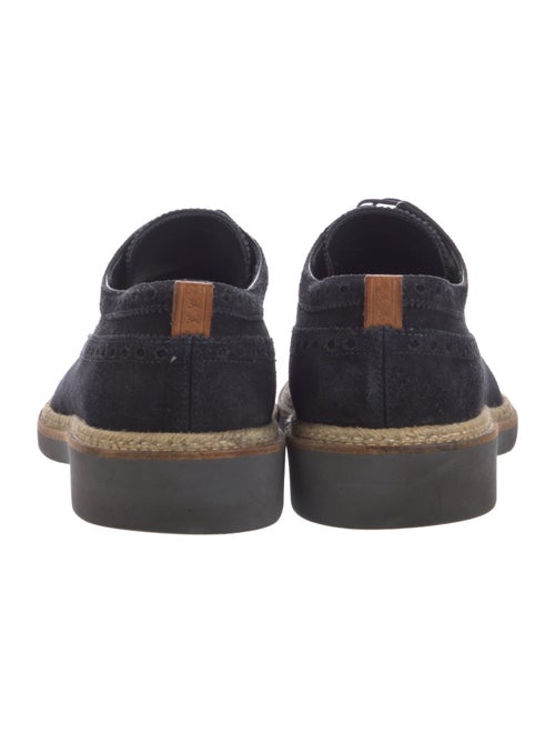 Louis Vuitton Suede Eyelet Trim Brogues