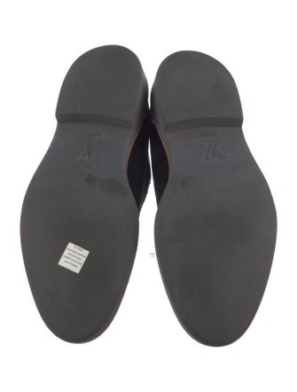 Louis Vuitton Suede Eyelet Trim Brogues