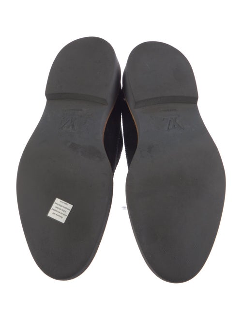 Louis Vuitton Suede Eyelet Trim Brogues