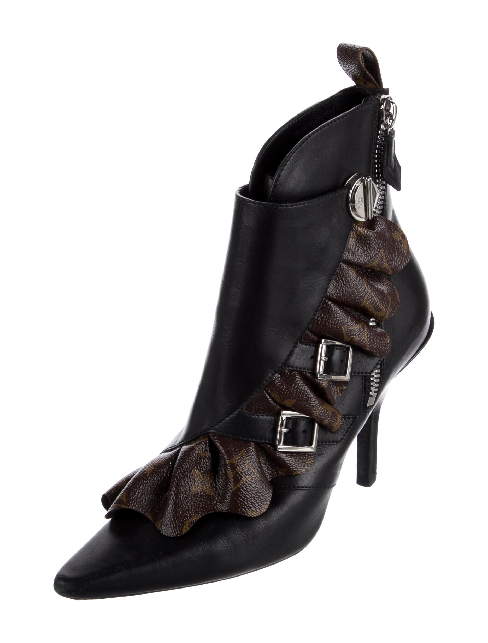 Louis Vuitton LV Monogram Leather Pumps