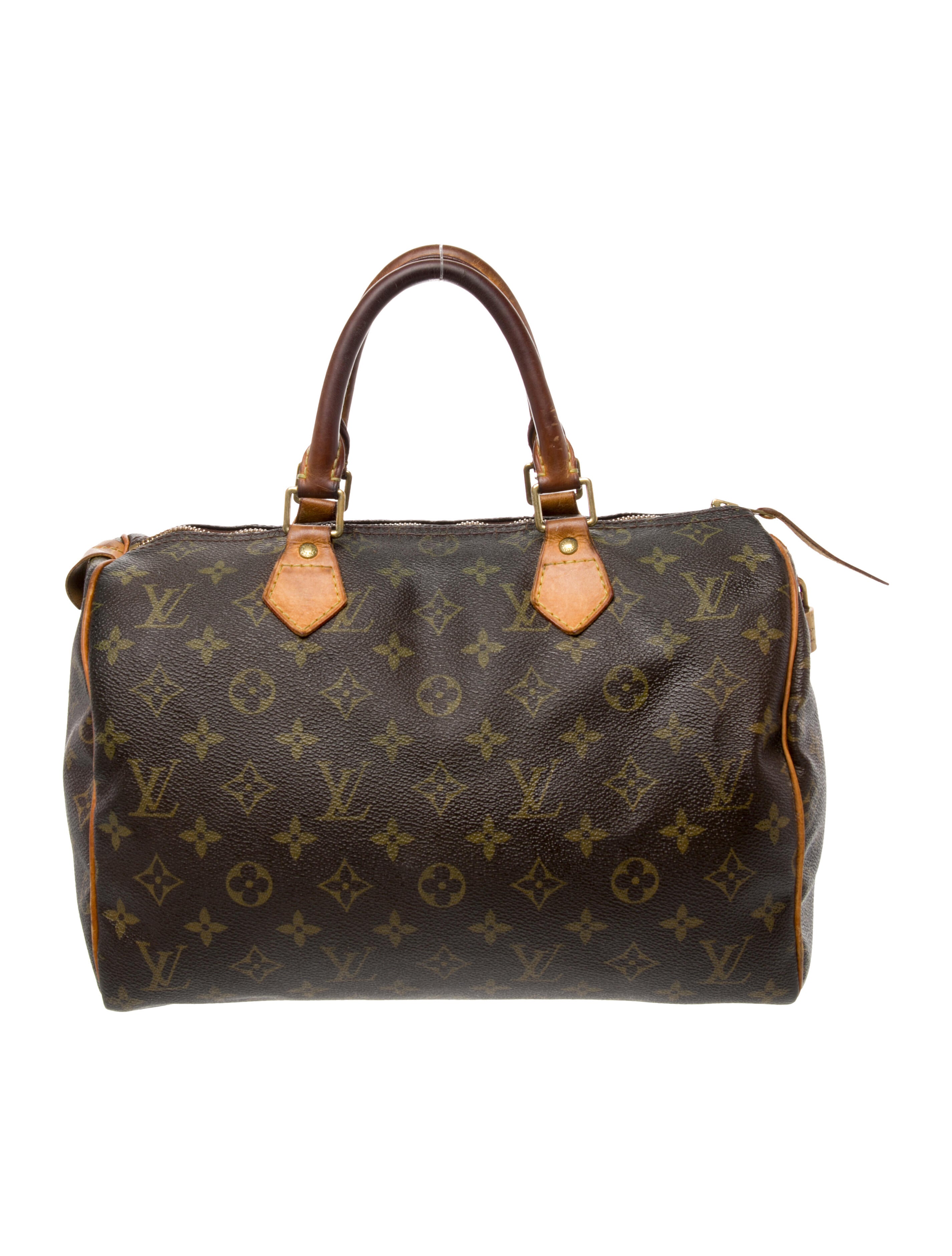 Louis Vuitton LV Monogram Speedy 30 Vintage