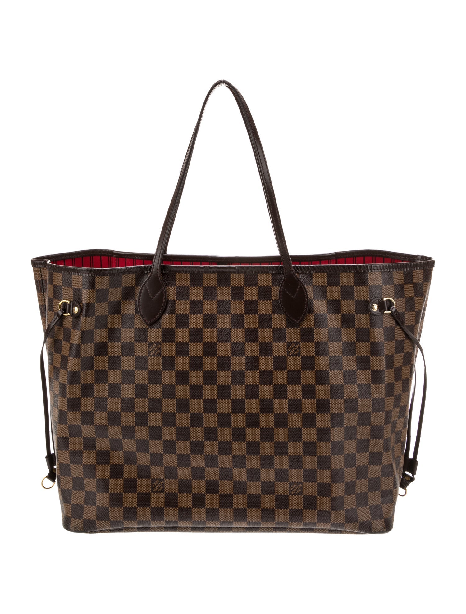 Louis Vuitton Damier Ebene Neverfull w/Pouch GM