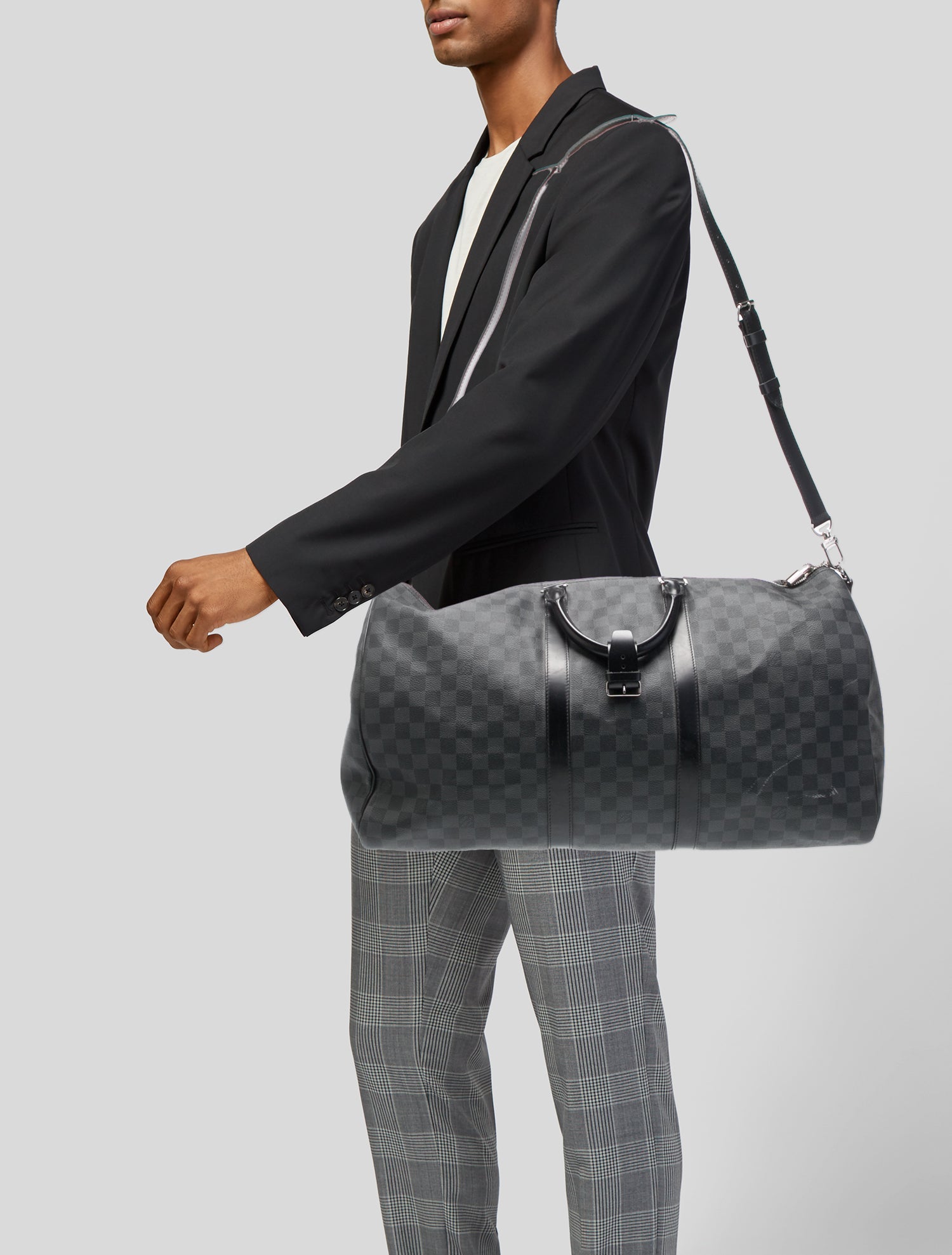 Louis Vuitton Damier Graphite Keepall Bandouliere 50