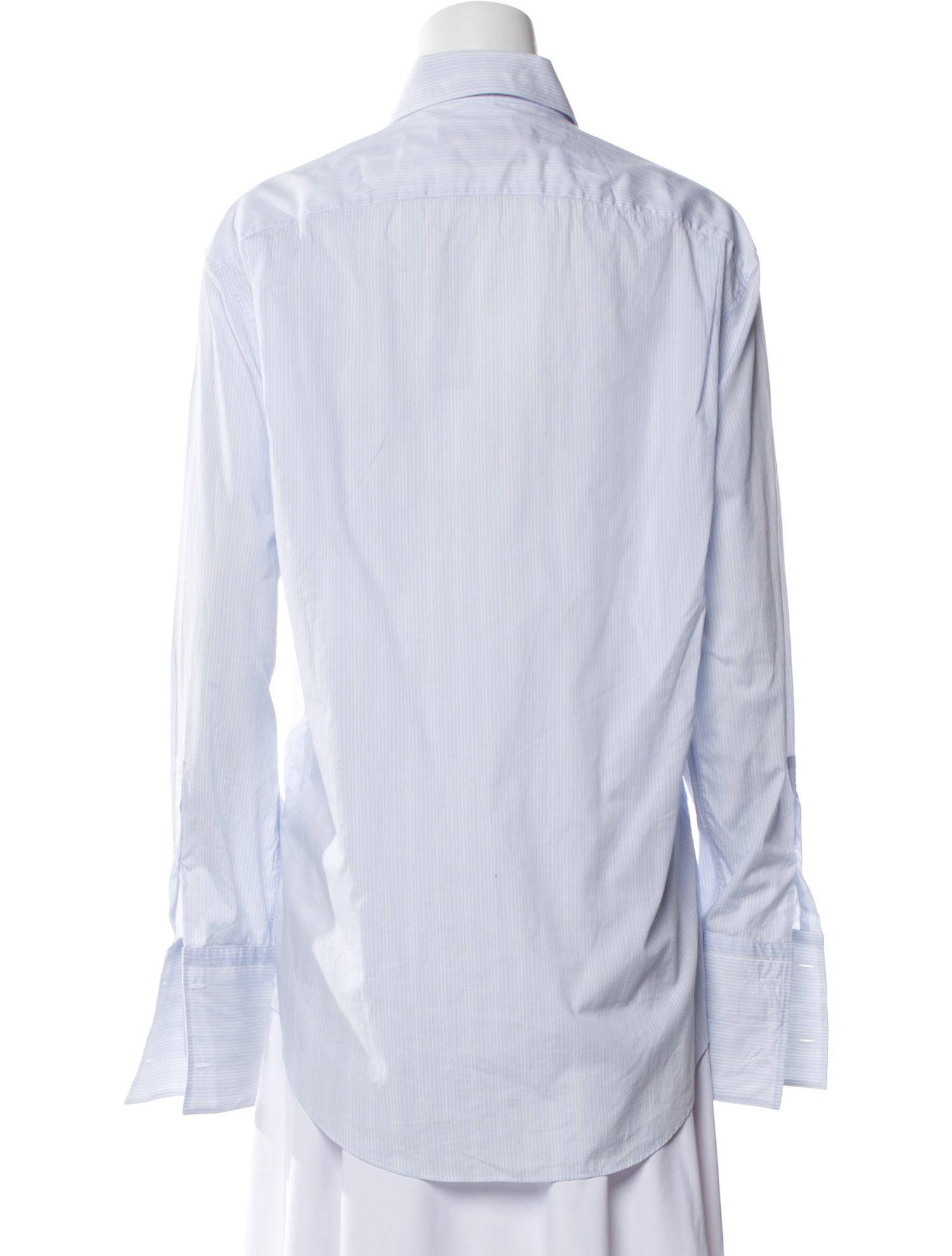 Louis Vuitton Striped Long Sleeve Dress Shirt