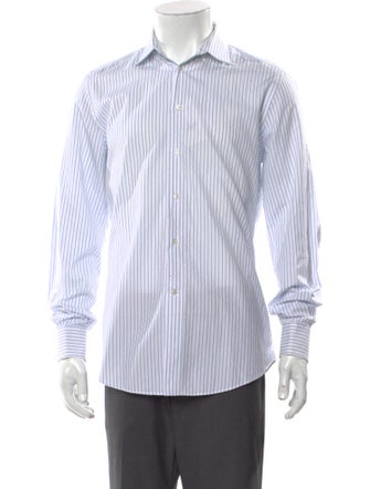 Louis Vuitton Striped Long Sleeve Dress Shirt