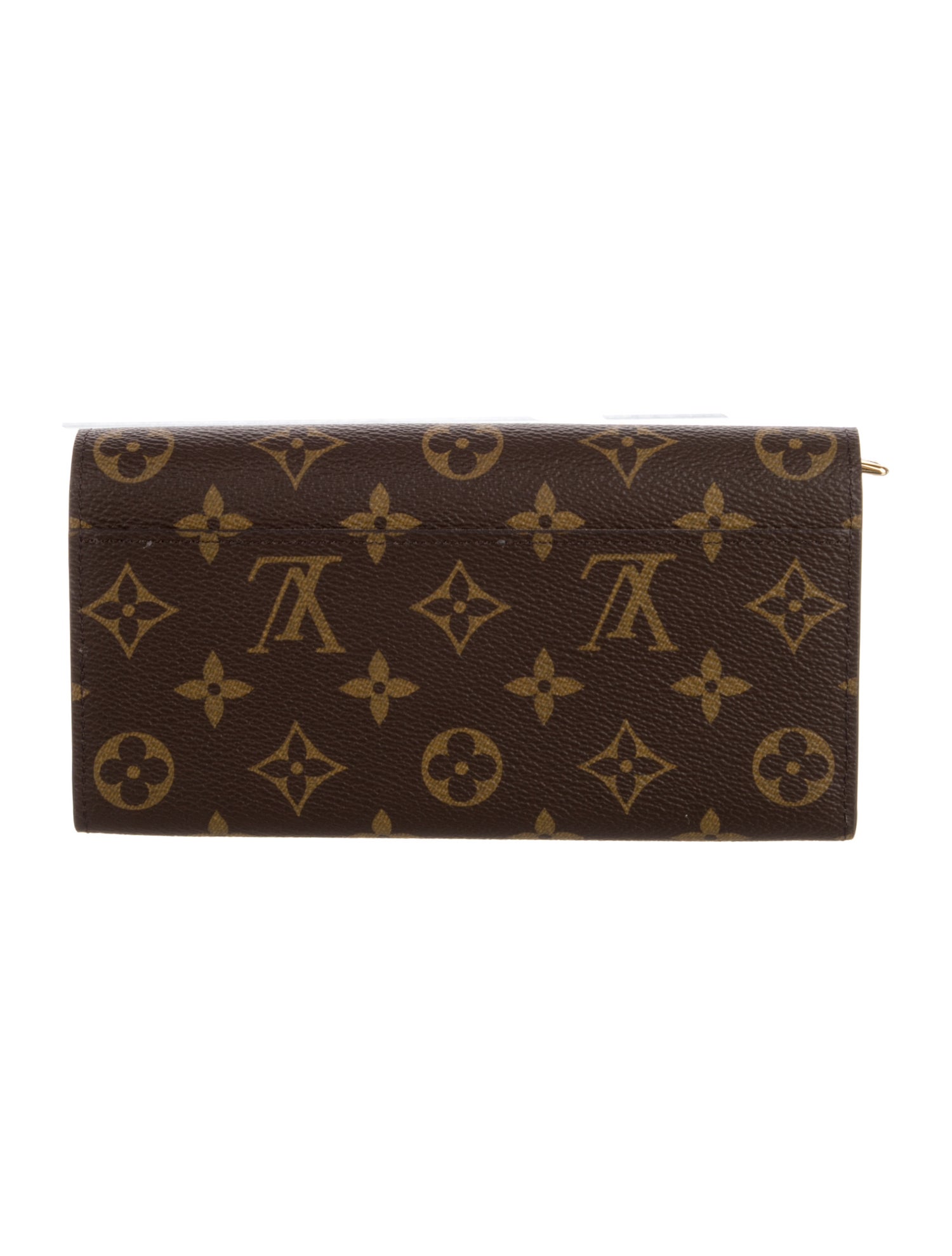 Louis Vuitton LV Monogram Coated Canvas Sarah Wallet