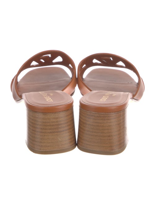 Louis Vuitton LV Monogram Leather Slides