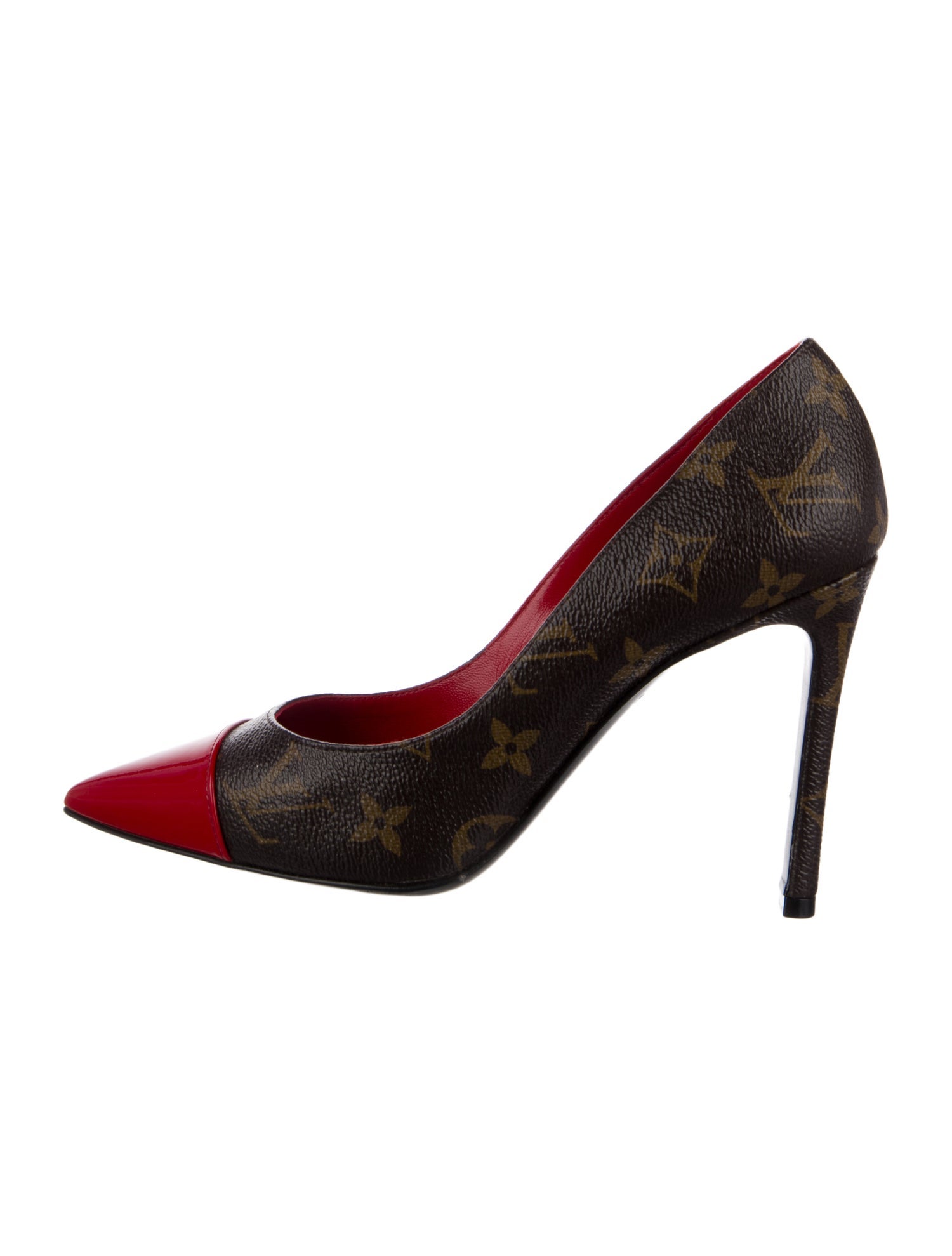 Louis Vuitton LV Monogram Leather Pumps