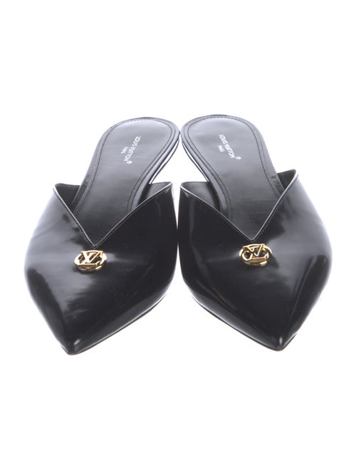Louis Vuitton LV Monogram Leather Mules