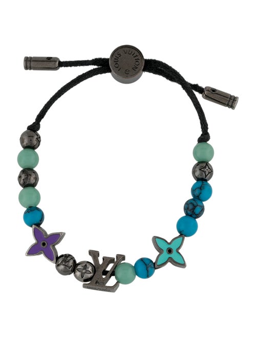 Louis Vuitton Enamel Monogram Beaded Bracelet