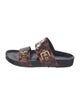 Louis Vuitton Leather Printed Slides