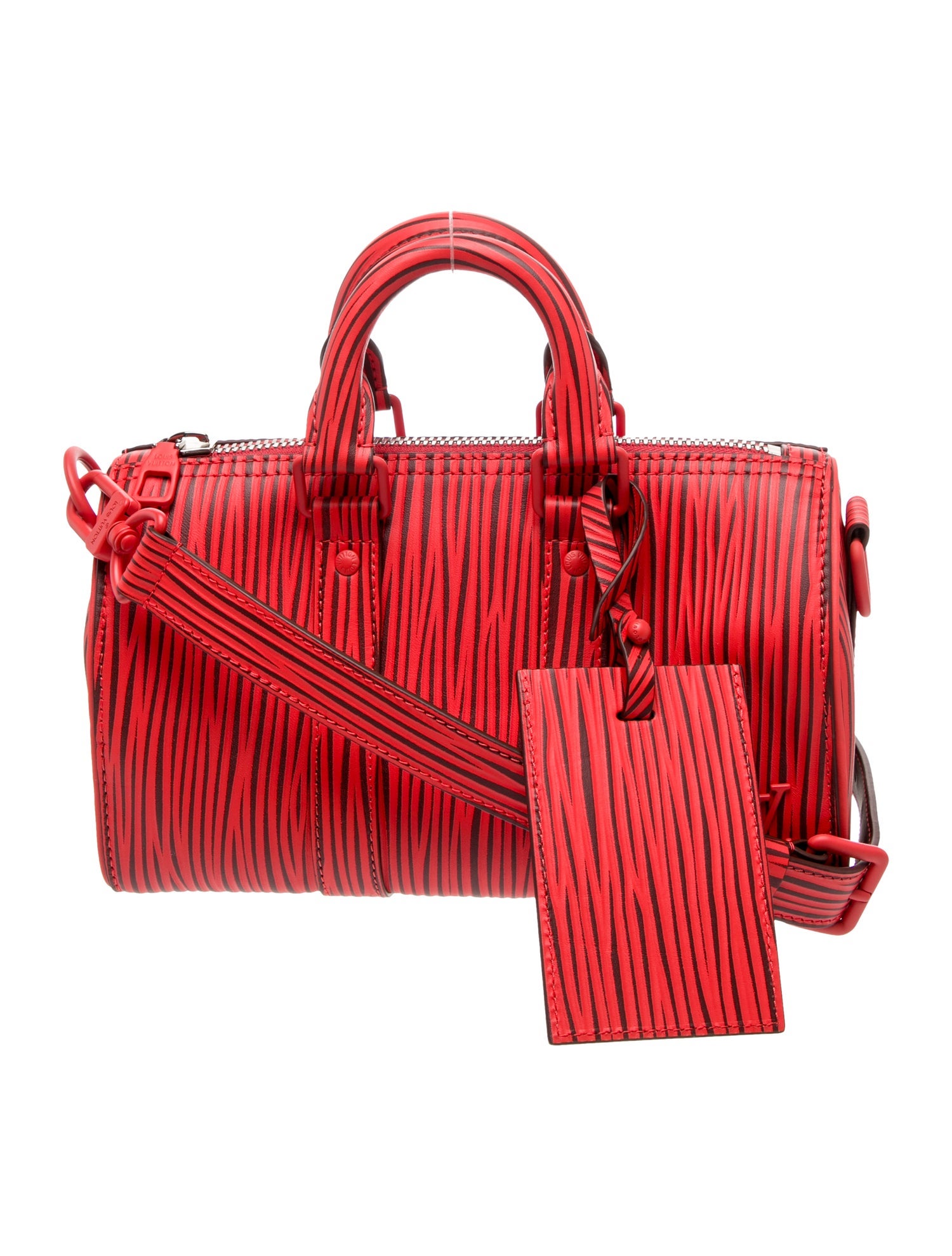 Louis Vuitton Leather Keepall Bandouliere 25