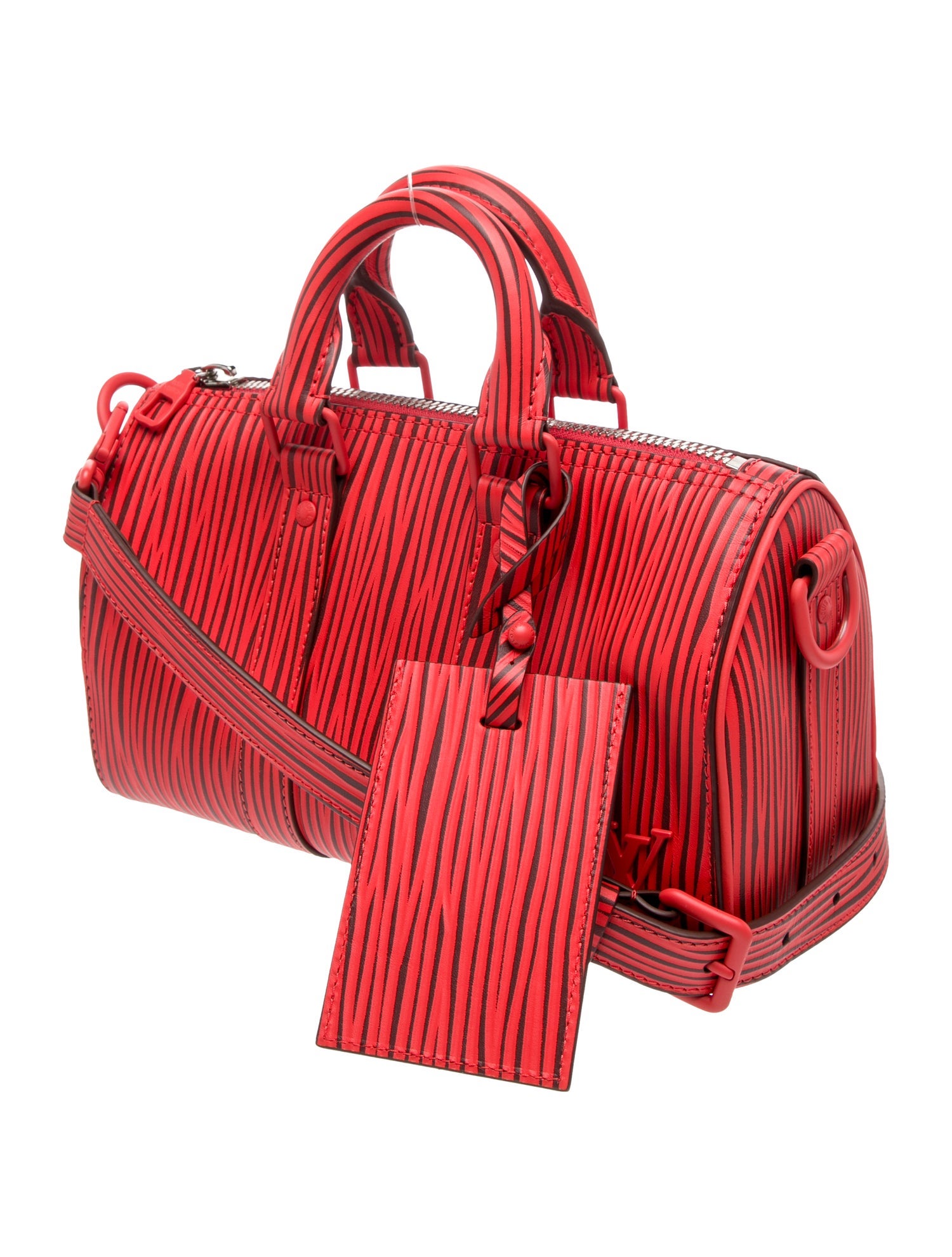 Louis Vuitton Leather Keepall Bandouliere 25