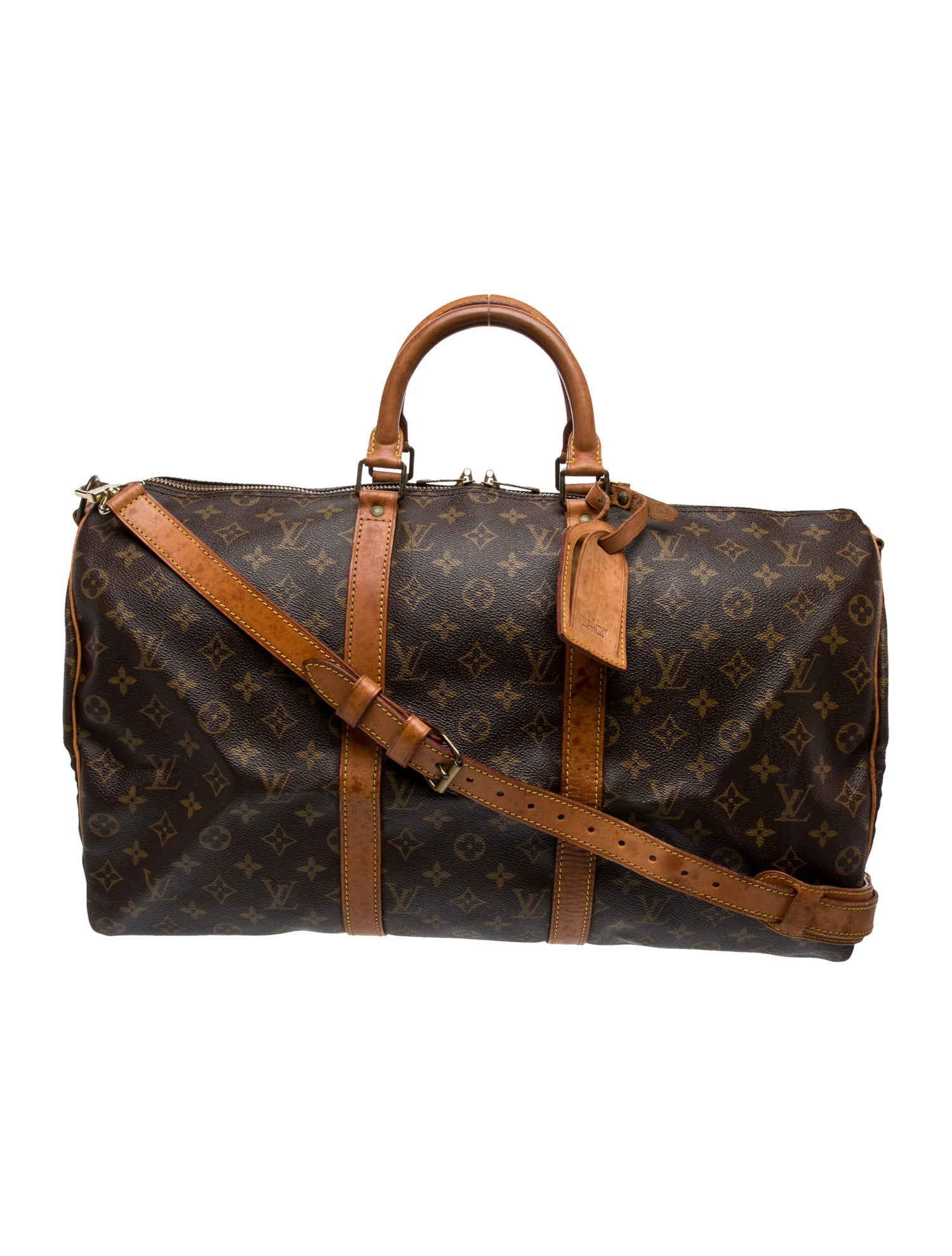 Louis Vuitton LV Monogram Keepall Bandouliere 50 Vintage