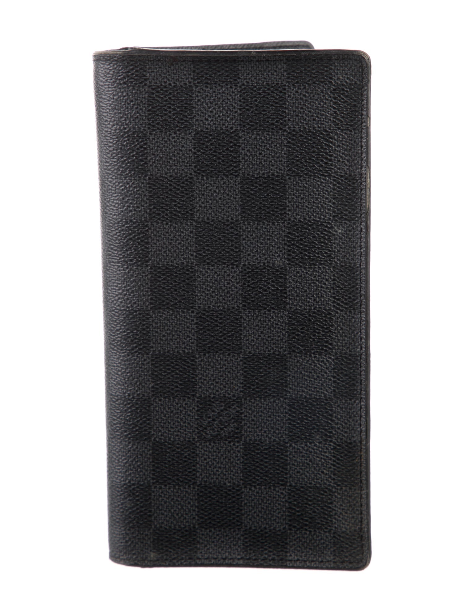 Louis Vuitton 2017 Damier Graphite Pattern Brazza Wallet