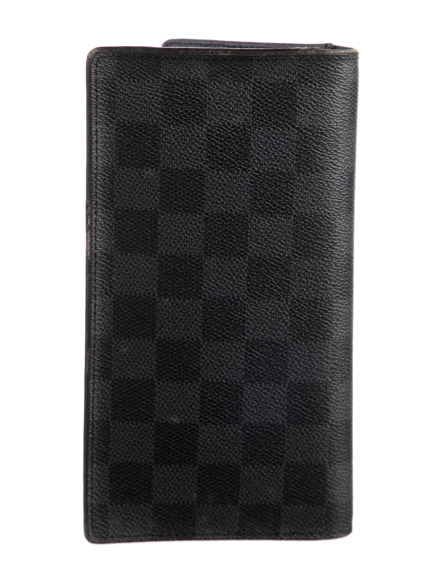 Louis Vuitton 2017 Damier Graphite Pattern Brazza Wallet