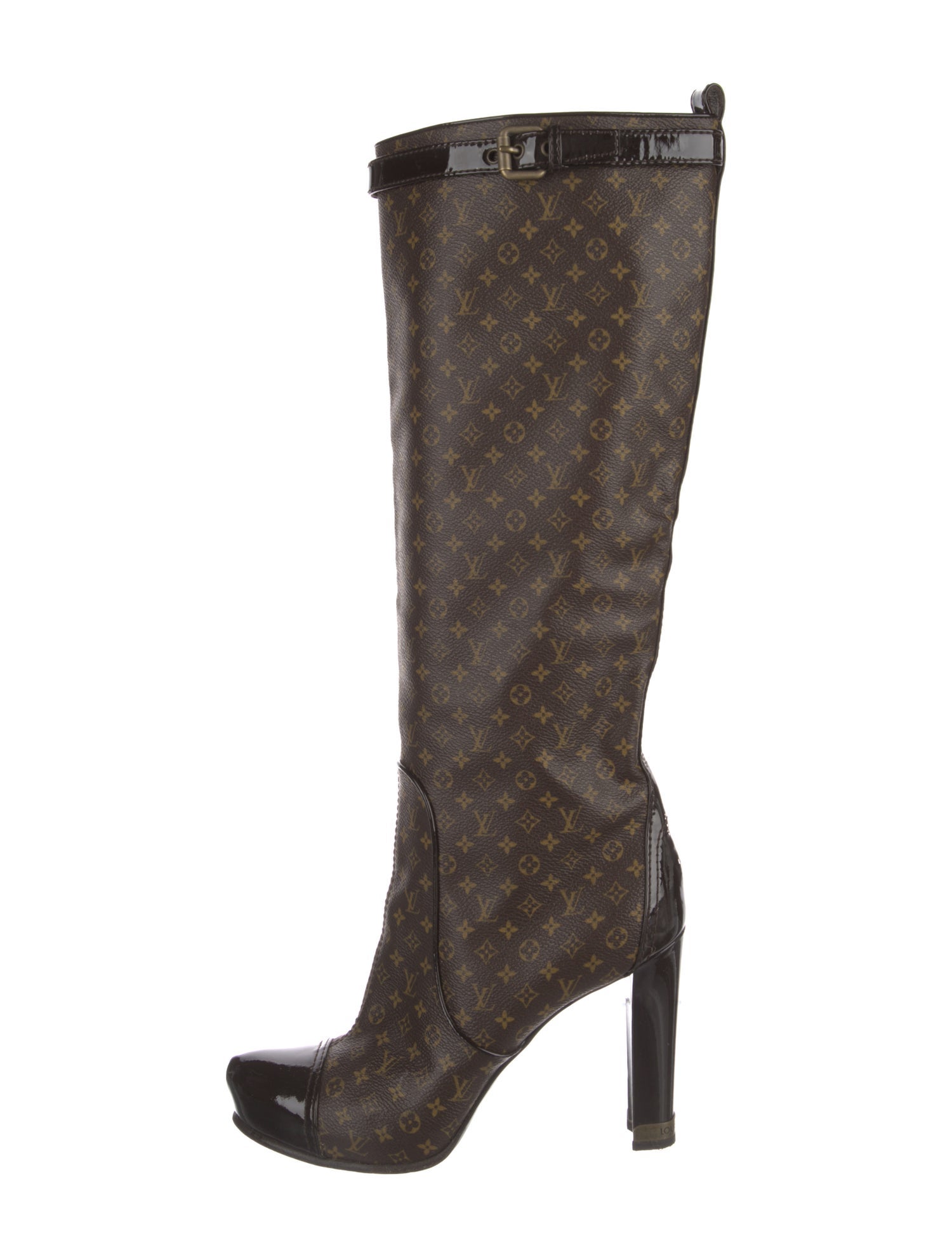 Louis Vuitton LV Monogram Leather Boots