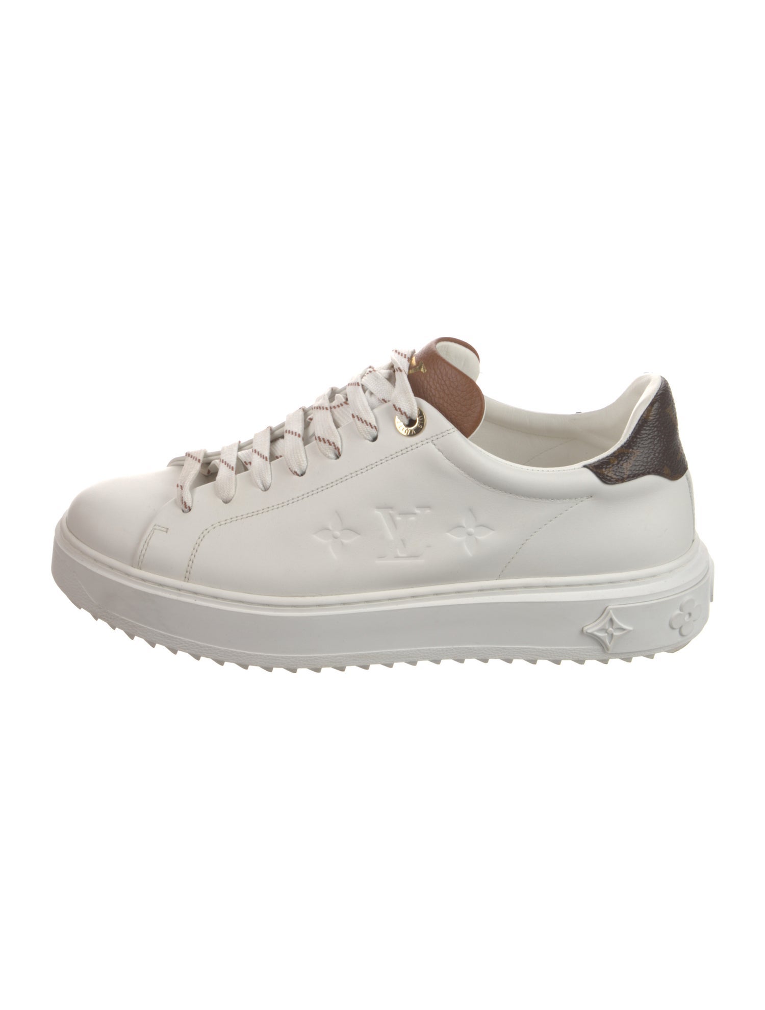 Louis Vuitton Monogram Pattern Leather Sneakers