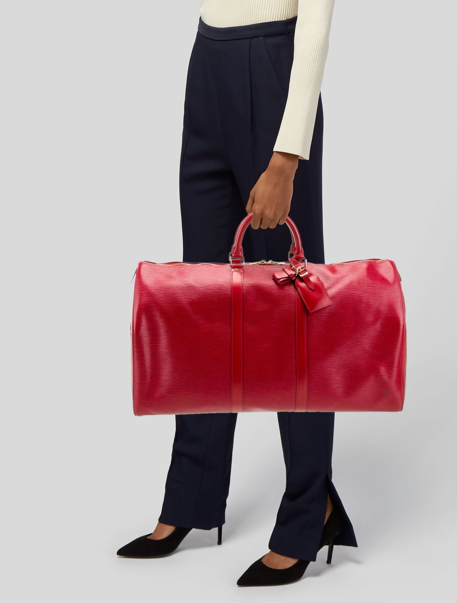 Louis Vuitton Epi Leather Keepall 55 Vintage