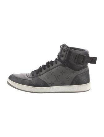 Louis Vuitton Monogram Eclipse Leather Sneakers