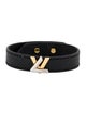 Louis Vuitton Leather LV Twist Bracelet