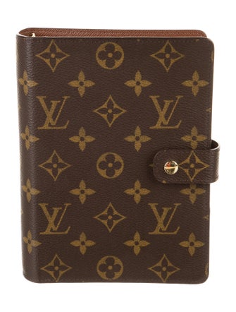 Louis Vuitton Monogram Medium Ring Agenda Cover
