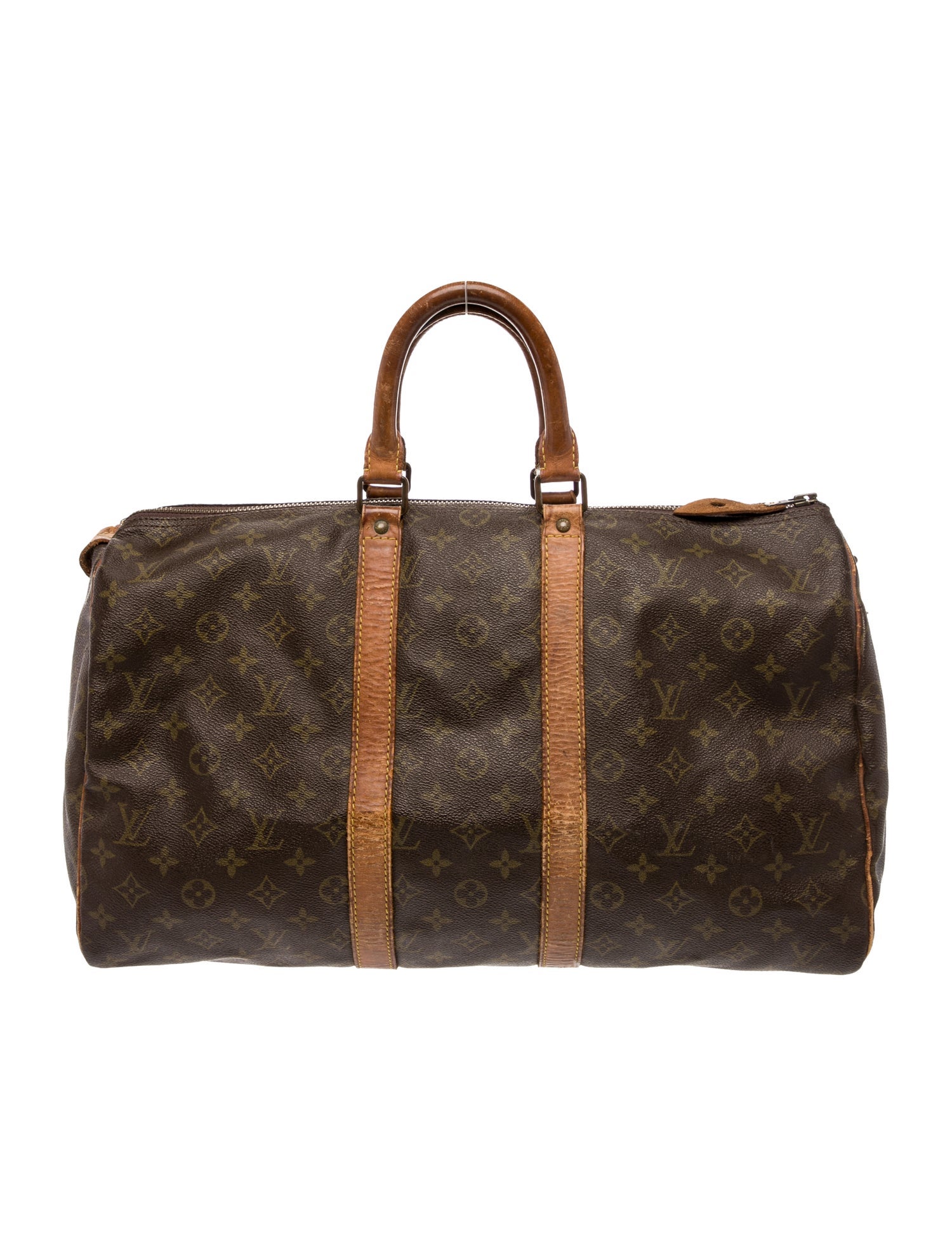 Louis Vuitton LV Monogram Speedy 45 Vintage