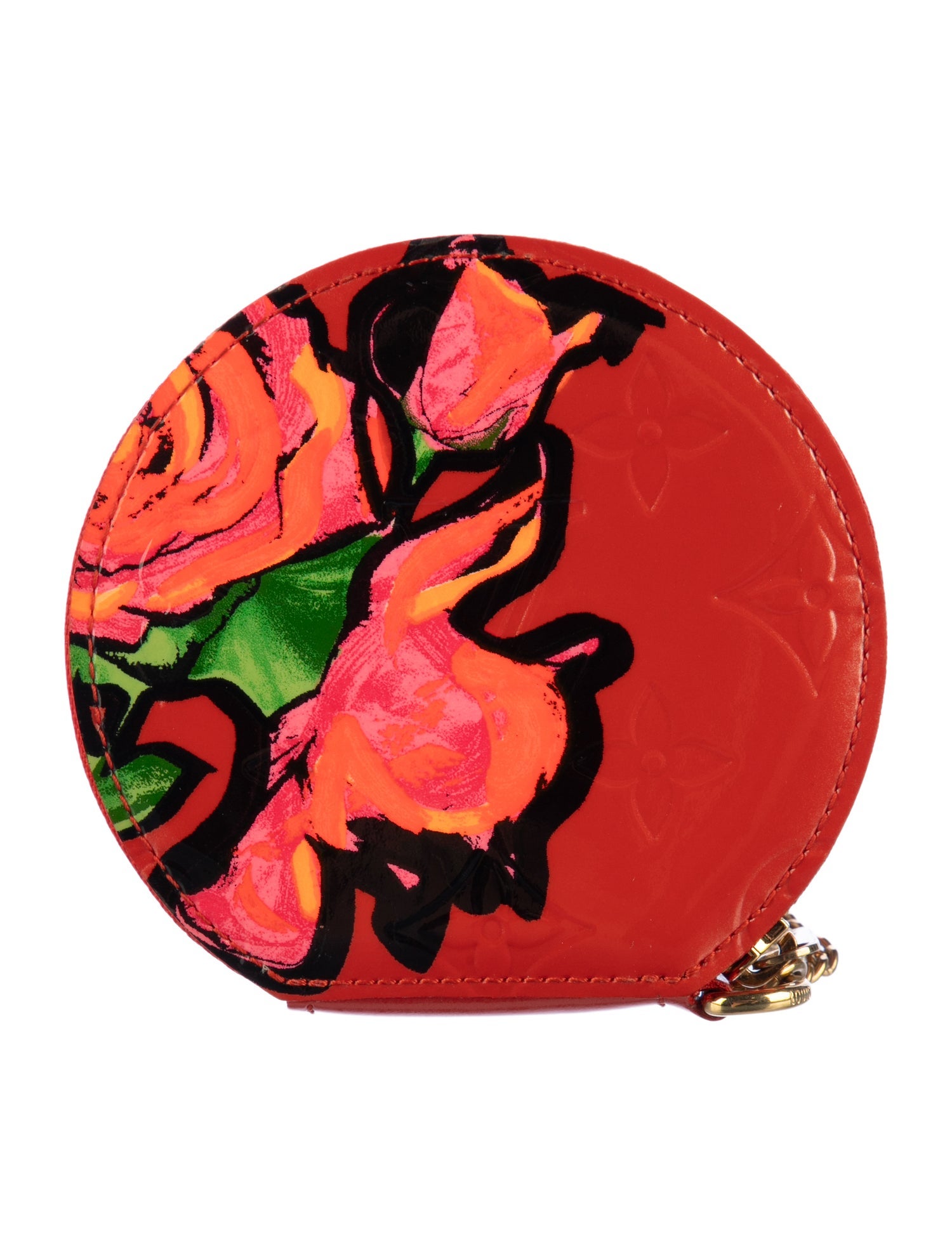 Louis Vuitton x Stephen Sprouse Vernis Roses Chapeau Coin Purse