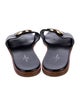 Louis Vuitton LV Monogram Leather Slides
