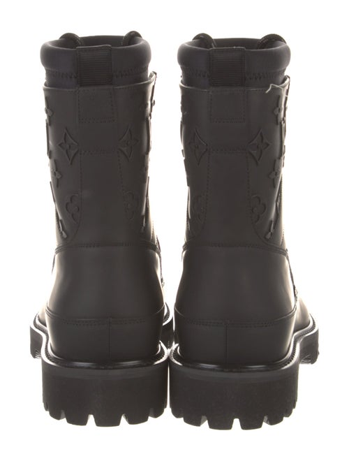 Louis Vuitton Monogram Pattern Rubber Rain Boots