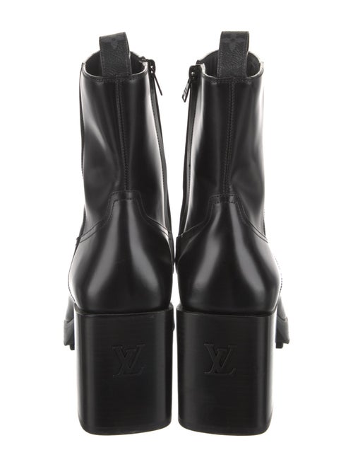 Louis Vuitton Monogram Eclipse Leather Boots