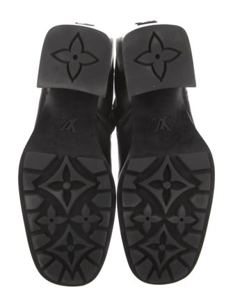 Louis Vuitton Monogram Eclipse Leather Boots